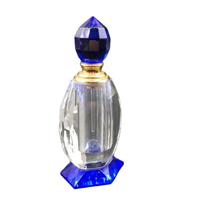 China Dropper Crystal Perfume Bottle Convenient Filled Mini Vintage 12ml Crystal Perfume Bottle Personal Care for sale