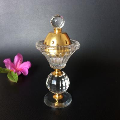 China India Wholesale Cheap Price Fragrance Crystal Glass Incense Home Decorative Oil Burner for sale