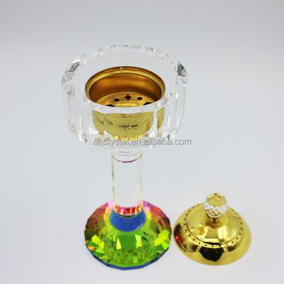 China China Hot Sale Personalized Crystal Incense Oil Burner Custom Sesame Oil Burner Home Decorative Multi Style Stove for sale