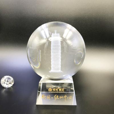 China Global Hot Sale Decorative Trophy Good Design 3d Laser Engrave Solar System Galaxy Crystal Ball for sale