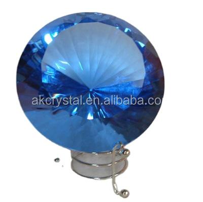 China Europe Wholesale Machinery Making Big Crystal Diamond Colorful Crystal Glass Diamonds Cheap Price for sale