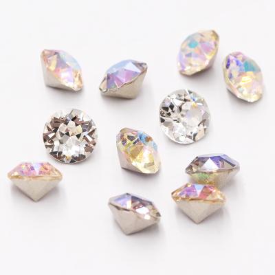 China Europe 4-10mm Color Frosted Crystal Diamond Decorative DIY Small Handmade Crystal Diamond Accessories for sale