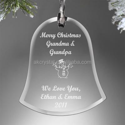 China Christmas Decoration/Wedding Gifts/Hot Items Souvenir/Christmas Gift Business Gift Shape Crystal Glass Christmas Tree Hanging Ornament for sale