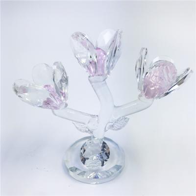 China Purple Party The World Wedding Plum Tree Flower Crystal Branch Classic Bedroom Decoration New Release Decoration for sale