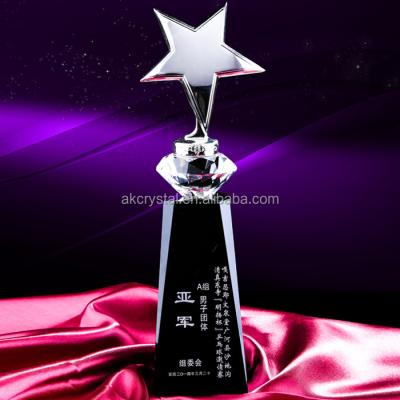 China Metal star shape sports cup trophy/global wholesale metal trophy cups metal/trophy factory trophy for sale