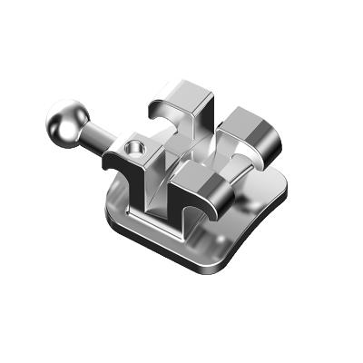 China Comfortable Orthodontic Metal Stainless Steel Brackets Dental Unit MIM Bondable Roth Orthodontic Brackets for sale