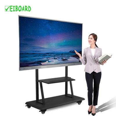 China Education.Training. Latest China Board Conference Smart Factory Supply Android9 4K UHD Resolution Interactive Flat Panel 75inch Touch Screen à venda