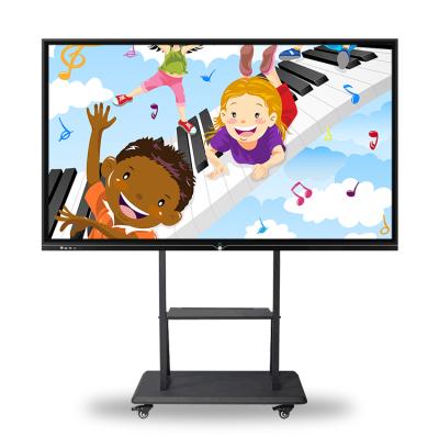 China School Teaching 65 75 85 86 Inch Educational Equipment Smart Touch Board Interactive Display Screen White Screen Panel à venda