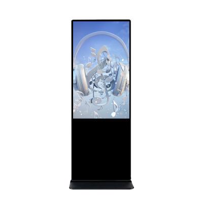 China Indoor 65 Inch HD Video Lcd Display Poster Touch Screen Totem Moon Digital Signage Display Media Player for sale