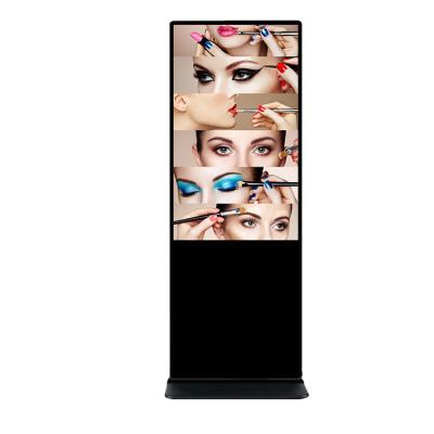 China Two Sided Digital Signage Totem 43 Inch Dual Screen Kiosk Floor Standing Kiosk Advertising Led Display 43