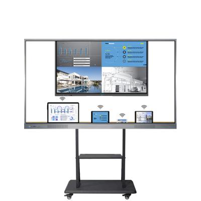 China Aluminum Alloy Frame Smart School LCD Display Digital Classroom LED Board Electronic Interactive Smart Flat Panel à venda