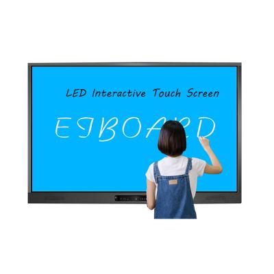 China 4K Smart Interactive Touch Panel EIBOARD OS Android Dual Panel 4K LED Touch Screen 65