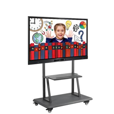 China 65/75/86 Inch Screen White Panel Anti-glare Outdoor Hot Selling Interactive Electronic Registration Boards For Kids for sale