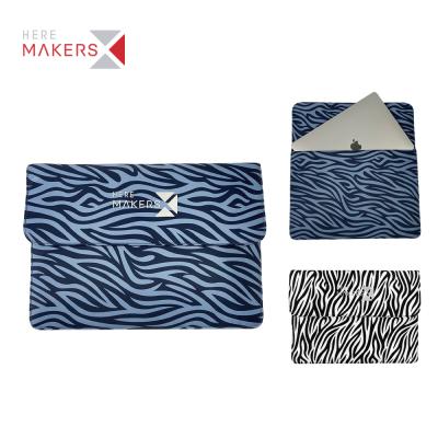 Chine Fanshion Fashion Zebra Pattern Zebra Pattern Computer Sleeve Female Bag Light Weight Waterproof Daily Recycled Laptop Bag à vendre