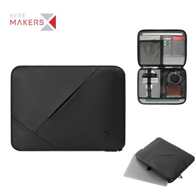 中国 100% New Arrival Business Travel Briefcase Manufacturer Wholesale Custom Black Waterproof Laptop Sleeve High Quality RPET Filter Frames Eco-friendly 販売のため