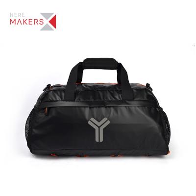 Cina Athleisure Custom Fashion Outdoor Women Waterproof Men Zipper Black Travel Duffel Bag in vendita