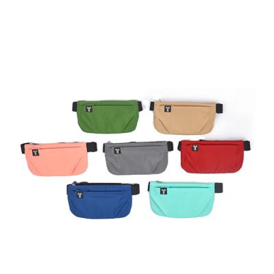 China Custom Waist Bag Men's Fashionable Polyester Colors Water Proof Portable Logo Pussy Pack Belt Bum Running Bag à venda