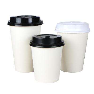 China Biodegradable Single Wall White Recycled Paper Cup 8oz/12oz/16oz Cold/Hot Coffee Paper Drink Cup for sale