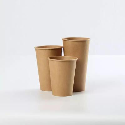 China Custom Recyclable Coffee Cups Disposable Paper Coffee Cups Disposable Paper Bulk 16oz for sale