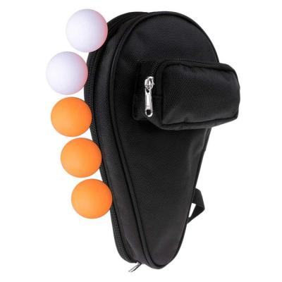 China Empty Ping Pong Bag Ping Pong Rackets Paddle Waterproof Ping Pong Bat Pouch Case Ping Pong Bag for sale