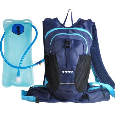 China Running Water Bladder Bag Fashion Hydration Backpack Waterproof Outdoor Navy Blue for sale