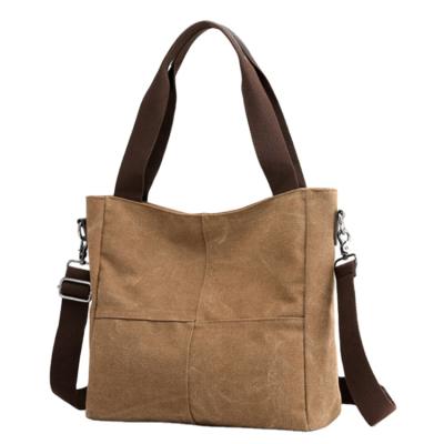 China Madame Canvas Cotton Women Hand Shoulder Shopping Bag for sale