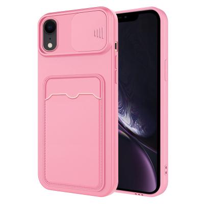 China Shockproof Necklace Wallet Card Slots Holder Case for iPhone 11 12 pro Max Mini 7 8PLUS, for iphone 11 case with card holder for sale