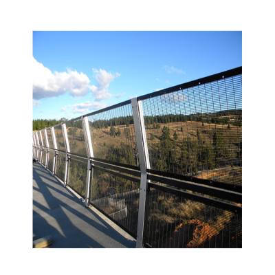 China High Security Galvanized Fence Mesh Anti-climb Cuvy Wire Mesh Iron Metal Fence for sale