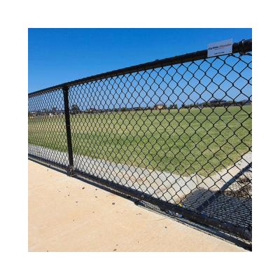 China Hot-selling Product 9 Gauge Easily Assembled Chain Link Fencing Diamond Mesh Fence With 610g Wire Zinc Plating for sale