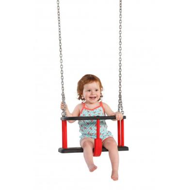 China Baby Outdoor Rubber Swing Seat With Galvanized Chain For Outdoor Commercial Park Playground for sale