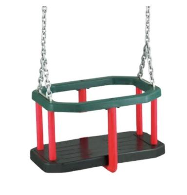 China PVC New Product Rubber Baby Swing Seat With Galvanized Steel Chains for sale