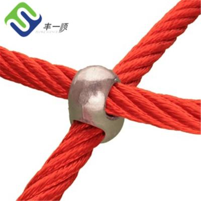 China Cross Playground Climbing Combination Net Rope Accessories Playground Connector Rope Connector 16mm for sale