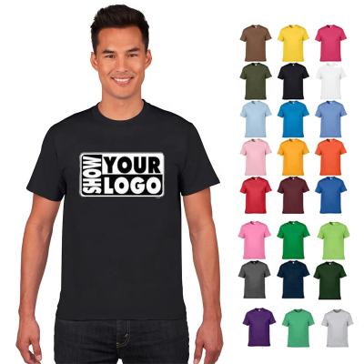 China Anti-pilling 100% cotton, free shipping high quality unisex T-shirt color optional printing custom t-shirt with your logo for sale