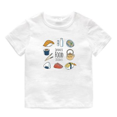 China Drop Shipping Anti-pilling Kids Graphic T-shirt Cotton 100% Optional Color Printed Loose Short Sleeve Kids T-shirt for sale