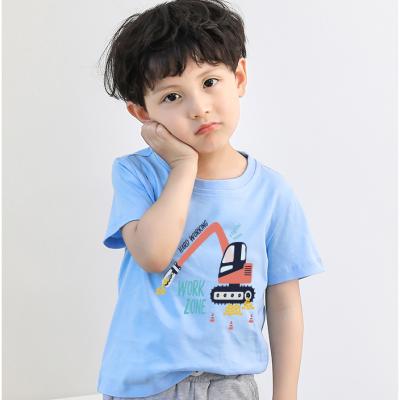 China Amazon Suppliers Kids Short Sleeve Child Custom Print T-shirt On Demand Anti-Pilling T-Shirt for sale