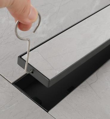 China Electroplated Linear Square Floor Drain with Anti-Odor and Waterproof Technology for sale