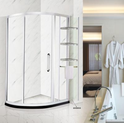 China Electroplate Aluminum Frame Enclosure Screen Glass Door Pivoted Shower Hinges for WC Room for sale