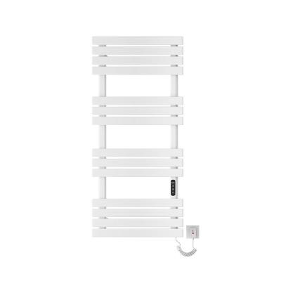 China Carbon Steel Bathroom Electric Heated Towel Rail with Towel Heaters and Heating Element for sale