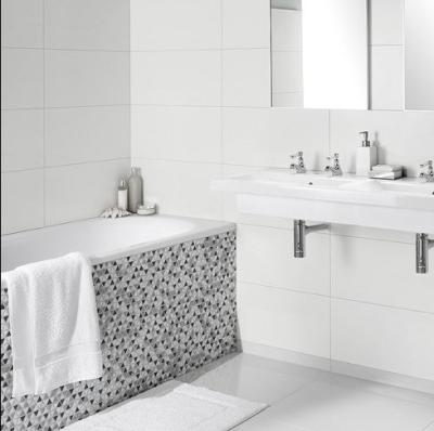 China Poished Finish 30x60 Glazed Ceramic Bathroom White Tile Design Interior Tile 300x600 for sale