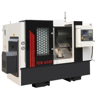 China Machinery Repair Shops TCK6350 Slope Bed Guide CNC Lathe for sale