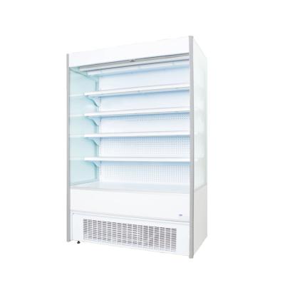 China Double-temperature double-temperature supermarket high-grade grocery stores semi-commercial fruit vegetable showcase open display refrigerator LK0.6C for sale