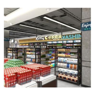 China Modern supermarket design layout customization R404 for sale