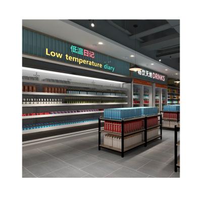 China Custom Designed Interior Decoration Of Large Supermarket / Convenience Store Design Customized for sale