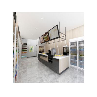 China Large Supermarket Custom Interior Decoration Customized for sale