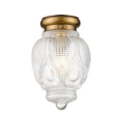 China Modern Brass Decorative Home Decorative Glass Ceiling Lights Staircases Kitchen Living Room Indoor Lighting Ceiling Lamps for sale