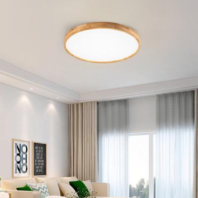 China Modern high ultra-thin 5cm LED ceiling light, ceiling lamps for living room modern wood chandeliers ceiling lamp for sale