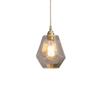 China Modern American Industrial Loft Lamp Dining Room Lights E27 Home Decor Lighting Fixtures Vintage Hanging Glass Pendant Lights for sale