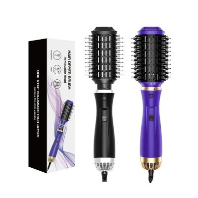 China 1200W Ionic Hair Salon Styling Multifunctional 5 in 1 Fan Hair Volimizer Brush Straightening Dryer for sale