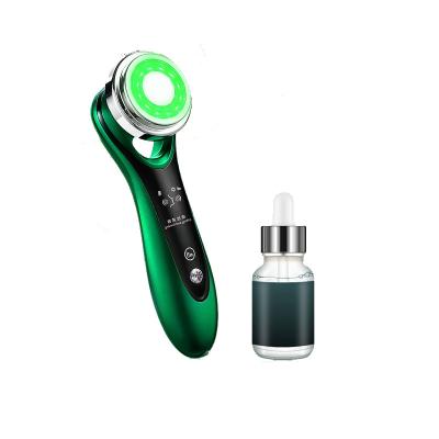 China Personal Ultrasonic Face Lift RF Massage Care Skin Care EMS Beauty Device Skin Vibrating Facial Massager for sale