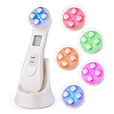 China Facial Face Lift RF EMS LED Light Therapy Beauty Skin Care Device for sale